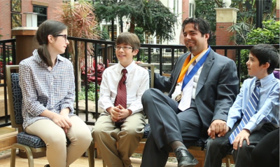 Patrick Fritz with his children. Photography courtesy of Patrick Fritz