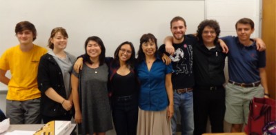 Japan Club members pose for a group photo. Photography by Charles Stish 