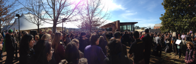 Capital of Resitance - Panoramic Crowd Shot by Sean Gill