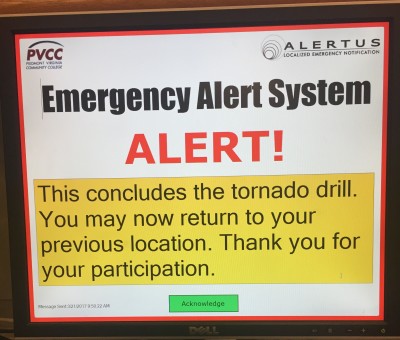 Emergency Alert Picture by Skye Scott
