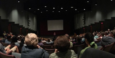 PVCC students and Charlottesville locals gathered to watch The Big Sick. Photography by Grace Kinsman 