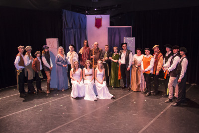 The cast of Romeo and Juliet. Photography courtesy of PVCC's Marketing and Media Relations Office