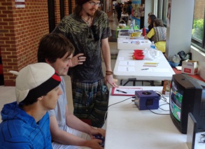 Smash Brothers club during 2017's Fall Club Day. Photo by Charles Stish