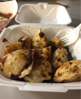 Dumplings to go. Photography by Bryn Dotson