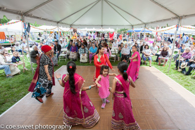 People dancing together during the Festival of Cultures. Photo courtesy of Zakira Beasley.