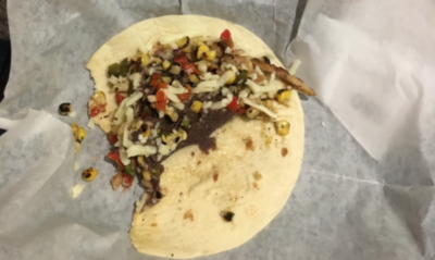 a picture of one of Brazos Tacos