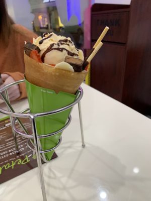 A Sweet filled Crepe at J-Petal