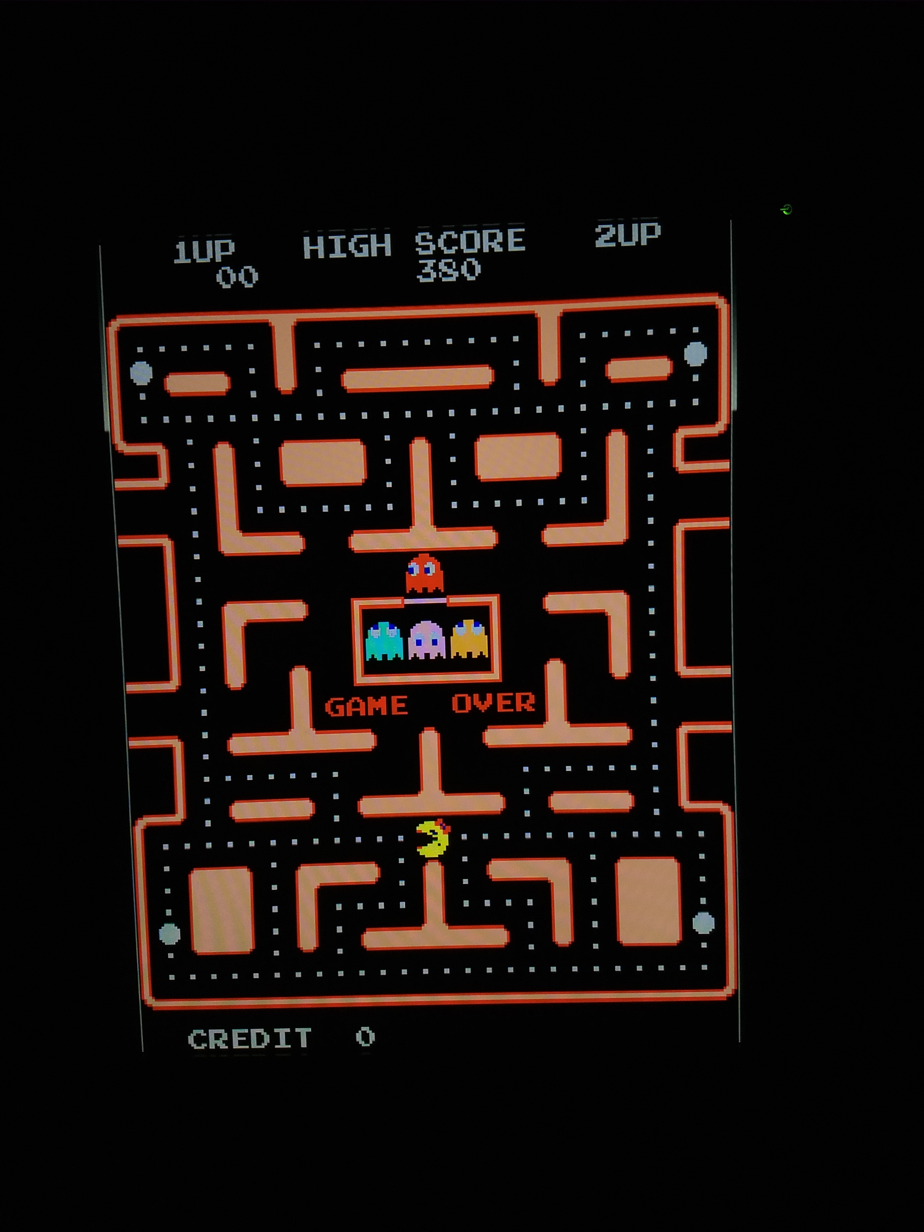 Pac-Man screen image from the Chill Out Arcade