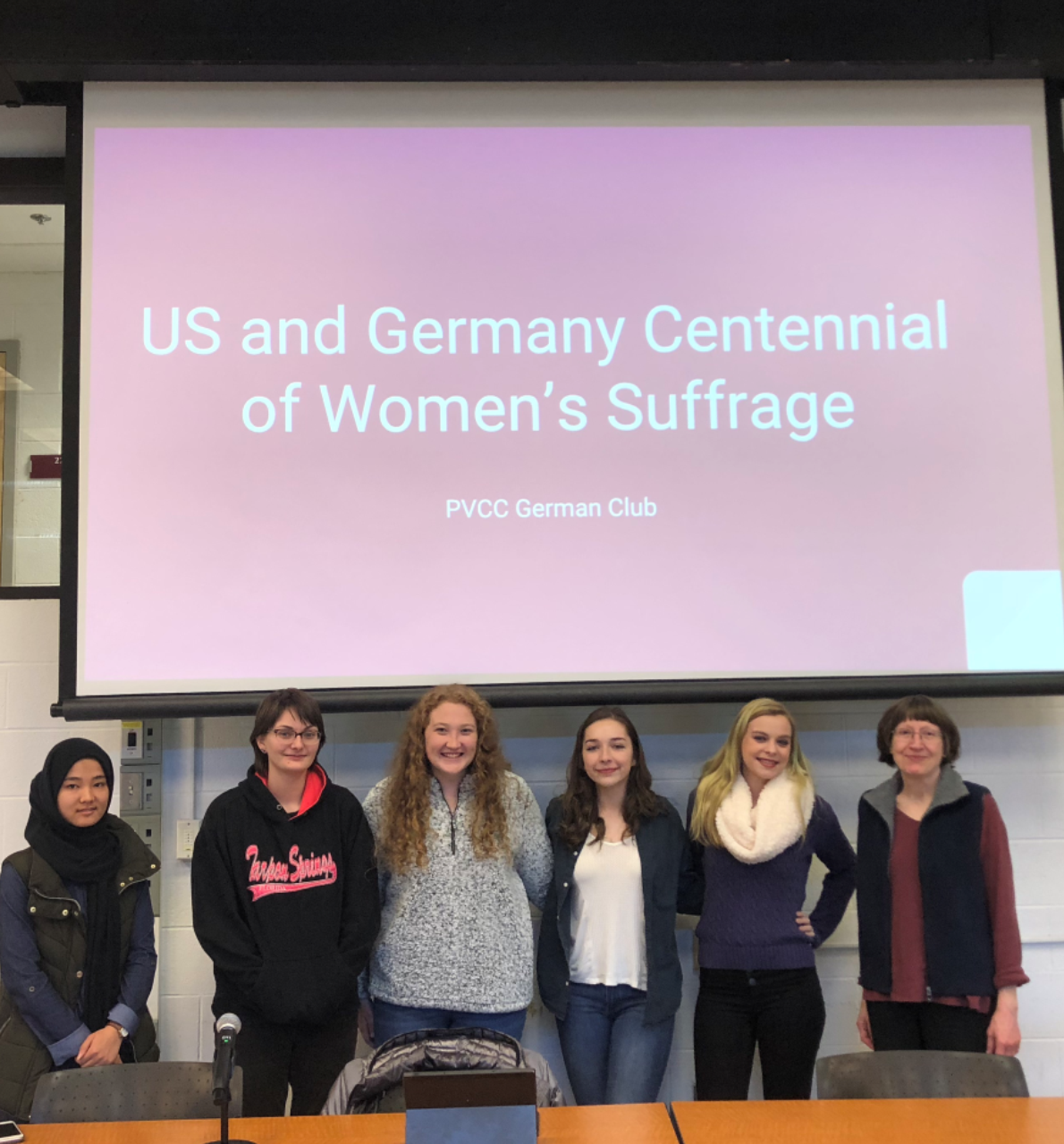 German Club participants in Women's Suffrage Event
