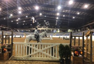 A picture of the Lexington Horse Show