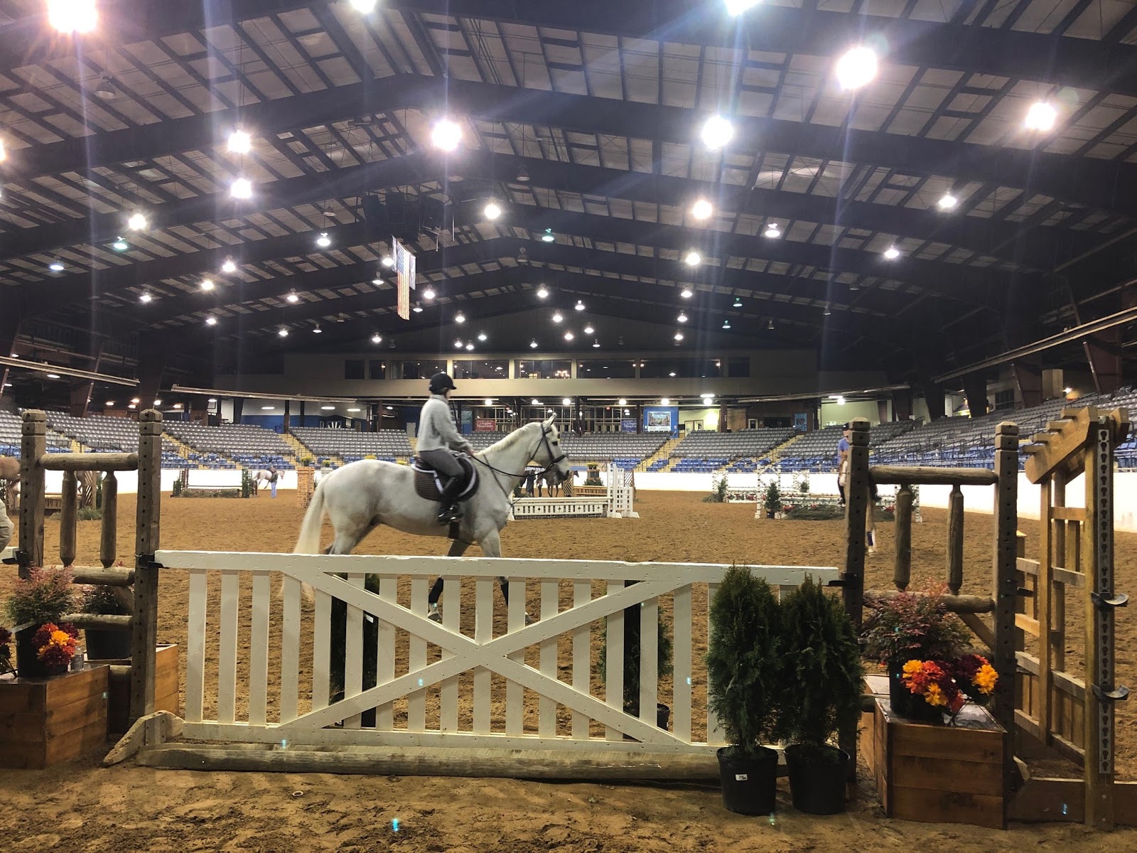 A picture of the Lexington Horse Show