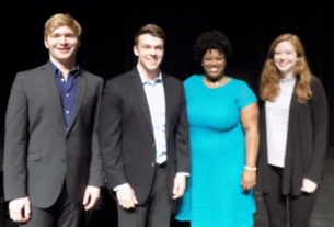 Performers of the Virginia Opera that came to PVCC for a Q&A session.