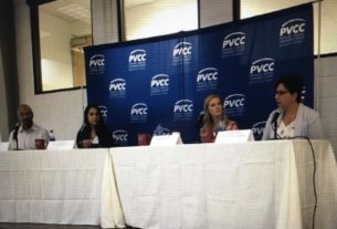 Medical Professionals on a panel for a PVCC Eat and Meet