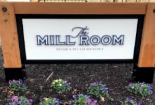 Mill Room sign
