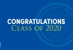 Congratulations screen celebrating the class of 2020. Picture courtesy of the PVCC 2020 Virtual Commencement.
