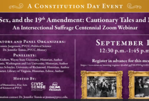 An image advertising the event "Race, Sex, and the 19th Amendment"