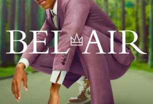 The poster for Bel-Air with a crown on the ground.