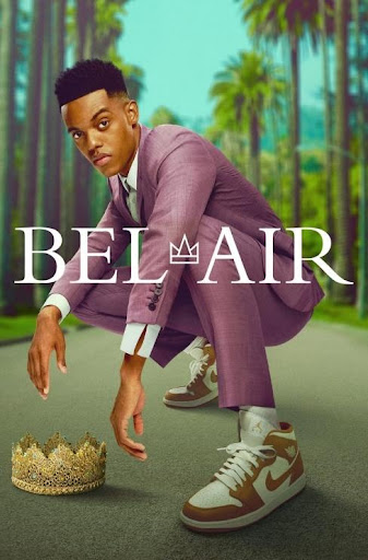 The poster for Bel-Air with a crown on the ground.