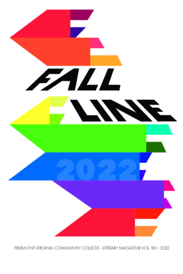 Cover design for the 2022 edition of "The Fall Line".