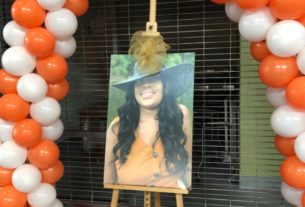 Opening picture of Gequetta Murray-Key's public Memorial at Fluvanna County High School