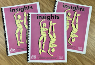 Most recently printed version of Insights featuring artwork by Laura Carstensen.