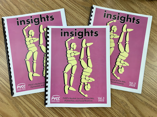 Most recently printed version of Insights featuring artwork by Laura Carstensen.