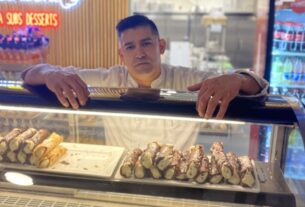 Rafael Portillr, a worker at the Basta Pasta restaurant from the Dairy Market.