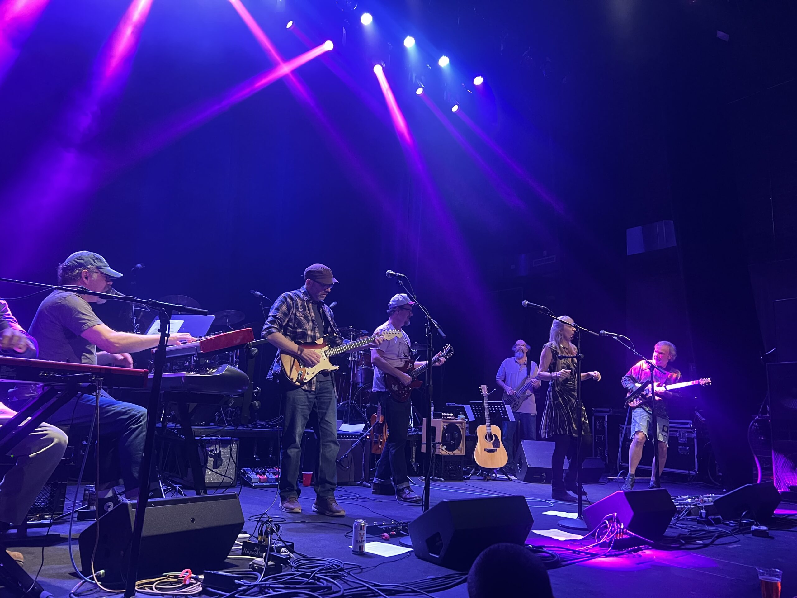 A group of artists perform on stage at the Jefferson Theater
